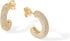 PAVOI 14K Gold Plated 925 Sterling Silver Post Cubic Zirconia Chunky Hoop Earrings | Thick Lightweight Gold Hoop Earrings for Women | Fully Studde...
