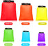 Waterproof Dry Bag Set 15 L+ 8 L +5 L+4 L+3 L+ 2 L Lightweight Sacks and Long Adjustable Shoulder Strap for Kayaking, Rafting, Boating, Hiking, Ca...