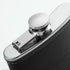 Stainless Steel American Flag Flask, Soft Touch Cover Liquor Flasks 8oz | Leak Proof Black PU Leather Heavy Duty Hip Set, Includes Funnel...