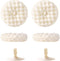 4-Pack Kitchen Dish Sponges with Two Suction Cup Holders - Dual-Sided Scrubbers for Non-Scratch Cleaning, Absorbent and Quick Drying...