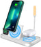 Wireless Charger, 4 in 1 Qi-Certified Fast Charging Station for Apple Watch Airpods Pro iPhone 121111proXXSXRXs Max88 Plus, Foldable Wireless Char...