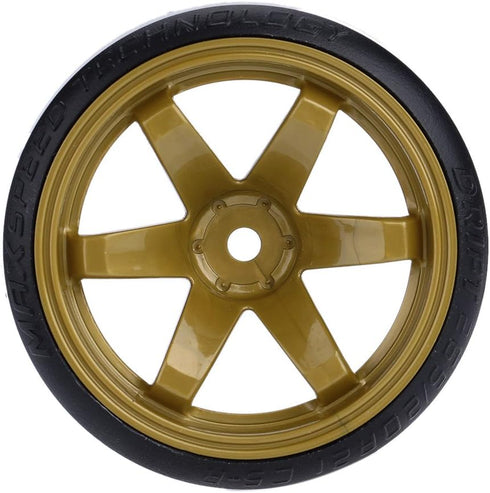 GoolRC 4PCS/Set 1/10 Drift Car Tires Hard Tyre Replacement for Traxxas HSP Tamiya HPI Kyosho On-Road Drifting Car (Army Green)...