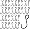 T Tulead 30PCS S-Hooks Small Metal Hanging Hooks 1.6" Black for Bedroom,Bathroom,Kitchen,Office...