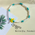 Butterfly Anklets Boho Bead Anklet Bracelet Beach Anklet Foot Chain Jewelry for Women and Teen Girls...