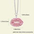 Bling Pink Lip Diamond Car Accessories for Women, Crystal Car Rear View Mirror Charms Car Decor Valentine's Day Gifts Lucky Hanging Interior Ornam...