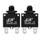 uxcell 2Pcs Thermal Overload Protector AC 125/250V 20A Push Button Reset Circuit Breaker with Knob...