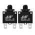 uxcell 2Pcs Thermal Overload Protector AC 125/250V 20A Push Button Reset Circuit Breaker with Knob...