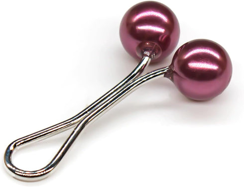 24 pcs Multicolor Headscarf Pearl Pins Clips U Shape Hijab Scarf Lady Muslim Scarf Shawl Clips Scarf Brooches Pin Jewelry Accessories...
