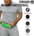FREEWAYMultifunction Running Bag - Sports belt - Training Belt with Water Bottle Holder - Sports Belt with Zipper - for Men and Women (GREEN)...