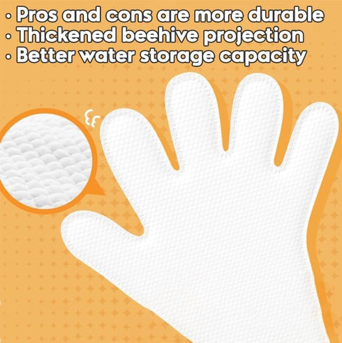 ?12PCS?Cleaning Glove for Dog and Cat, Wipes Gloves for Dog and Cat Fur Face, Ear, Eye, Paws Cleaning Wipes Pet Wash Free Gloves, Grooming Wipes f...