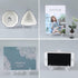 BetterJonny 12 Pack Clear Plastic Easels or Stand, 3 Size Decorative Plates Stand Clear Display Holders for Displaying Pictures, Photo Frames, Gre...