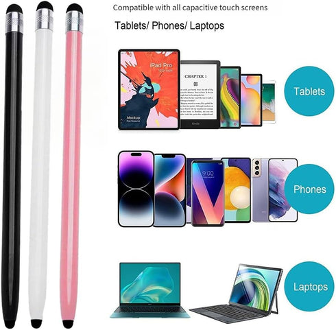 Stylus Pen for Touch Screen(5pcs),High Precision Nib Writing and Drawing Stylus Capacitance Pen,10 Replaceable Tips Touch Pens for iPad iPhone Tab...
