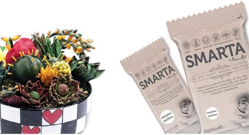 Smarta Air Dry Soft Modeling Clay 250g (Terra Cotta)...