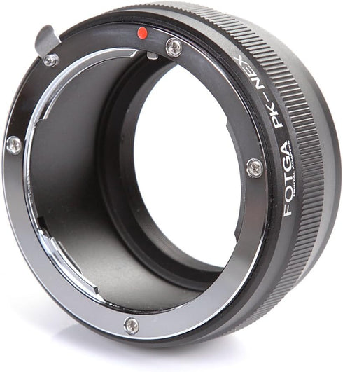 FOTGA Adapter Ring for Pentax PK K Lens to Sony E-Mount Mirrorless Camera NEX-5R 5T 3 NEX-6 NEX-7 a7 a7S a7R a7II a7SII a7RII a6500 a6300 a6000 a5...