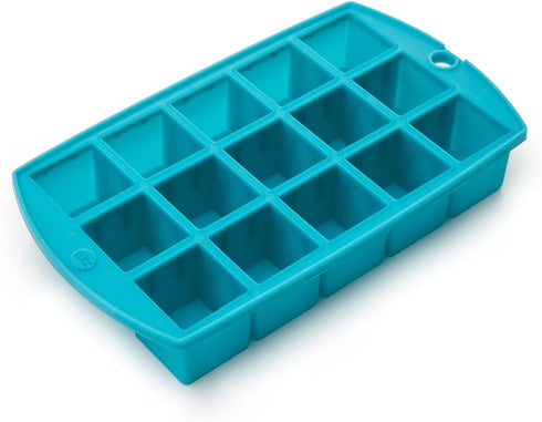 Tulz Mini Ice Block Tray, Silicone, Teal...