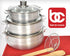 Bene Casa - Fine Filter Aluminum Oil Strainer and Dispenser (1 Quart) - Includes Stay-tight Lid and Long-grip Handle - Dishwasher Safe...