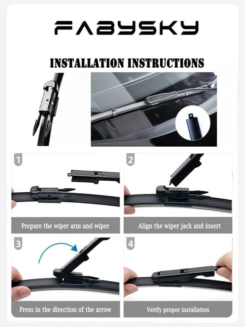 2 wiper Factory for Mercedes-Benz ML-Class 2006-2011 W164 ML320 ML350 ML550 ML63 2005-2012 X164 GL-Class 2006-2012 W251 Original Equipment Replace...