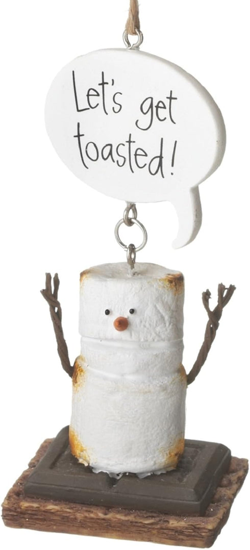 Midwest Toasted S'Mores Let's Get Toasted! Ornament...