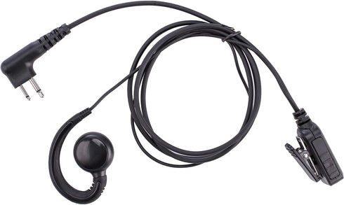 RDM2070D CLS1110 CLS1410 Single-Wire Walkie Talkie Earpiece Compatible for Motorola CP200 GP2000 XU1100 PRO1150 MU12 Radio with PTT Mic Headset (C...