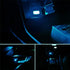 iJDMTOY Aqua Ice Blue USB Plug-in Miniature/Nano LED Car Interior Ambient Accent Lighting Kit...