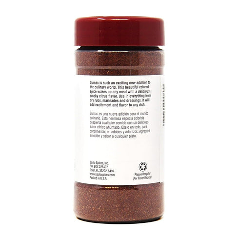 Badia Sumac Spice, 4.75 oz - Ground Sumac Seasoning, Tangy Citrus, Authentic Flavor, Gluten Free, Kosher...