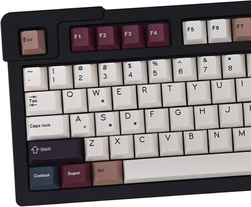 Sumgsn 129 Keys PBT Dye Sub Keycaps Cherry Profile Fit for 61/64/87/104/108 Cherry Mx Switches Mechanical Keyboard...