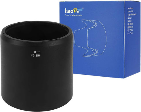 Haoge Bayonet Lens Hood for Nikon Nikkor AF 80-400mm f/4.5-5.6D ED VR Lens replaces Nikon HB-24...
