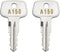 A150 SKS roof rack key,Replacement Key for Yakima SKS Ski, Roof, Cargo Box, Carrier Racks and Crossbars.(Code A150-2 pcs)...