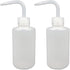 2Pcs 250ml 8.5oz Plastic Safety Wash Bottle,Narrow Mouth Squeeze Bottles for Tattoo Wash?Chemistry, Industry, Lab & Gardening-Transparency...