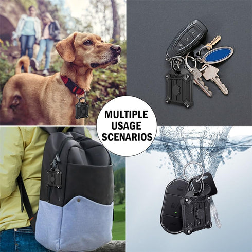 Tile Mate 2022 Tracker Case, Anti-Scratch Waterproof Cover with Keychain, Finder and Item Locator Cover for Carabiner, Keys, Bags, Cat Dog Collar ...