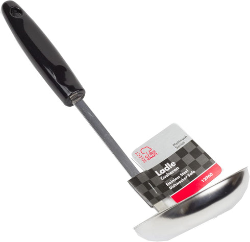 Chef Craft Select Cooking Ladle, 11.5 inch, Stainless Steel/Black...