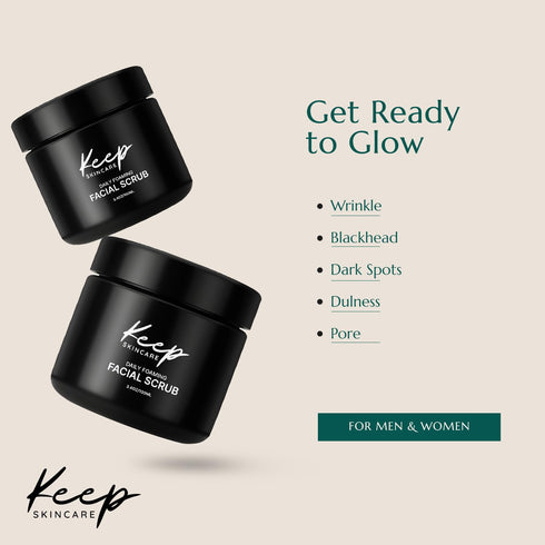 Daily Foaming Facial Scrub, Jojoba Oil, Argan Oil with Organic Sugar & Essential Oil Blend, Nourish Your Skin, Exfoliating Face Wash to Remove Dir...