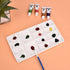 8 Inch 14 Wells Artist Ceramic Paint Palette, Rectangle Ceramic Watercolor Painting Mixing Tray for Watercolor Gouache Acrylic Oil Painting...