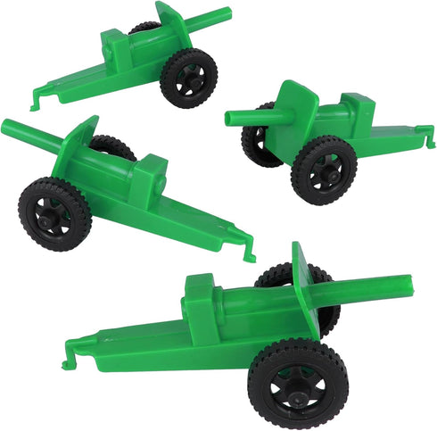 TimMee M3 ARTILLERY - Green 4pc Plastic Army Men Cannon Playset - Made in USA...