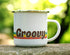 Groovy Retro Camper Enamel Mug, Camping Coffee Mug, Outdoor Camp Mug (12oz)...