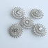 5pc/lot Luxury Crystal Buttons for Clothes Cubic Zirconia Button for Coat Decorative CZ Sewing Buttons for Cashmere Cardigan (25.2mm)...