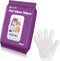 GJEASE Pet Cleaning Bathing Wipe Gloves for Dogs & Cats,Extra Thick Nourish Fur Grooming Wipe Gloves for Face and Paws & Butt,Pet Wipe Gloves Clea...
