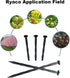 Ryaco Landscape Stakes Black Garden Anchoring Spikes for No Dig Landscape Edging (30)...