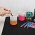 Gartful Black Silicone Stir Sticks Kit for Epoxy, 1pcs Silicone Spatula for Resin, 2pcs Large Silicone Stir Sticks, 4pcs Small Silicone Sticks, DI...