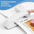 Deli/EZWORK Swing-Arm Swivel Stapler, 25 Sheets Capacity, 360 Degree Rotate Desk Staplers with 1000 Staples for Booklet or Book Binding, White...