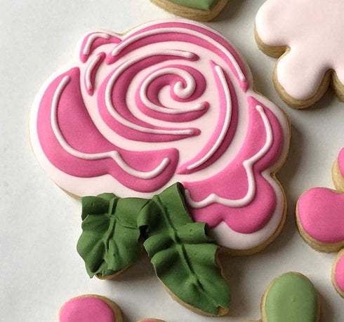 Summer Flowers Cookie Cutters 5-Pc. Set Made in the USA by Ann Clark, Flower, Rose, Sunflower, Tulip, Flower Bouquet...