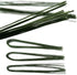 Saktopdeco 21.6 Inch Floral Stems Wire Green Paper Wrapped Wire 18 Gauge 20 Gauge 24 Gauge for Crafts Flower Arrangement...