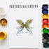 Mandalas Butterfly Clear Stamps for Card Making and Journaling, Mandala Floral Butterflies Rubber Stamps Abstract Butterfly Stamps for Scrapbookin...