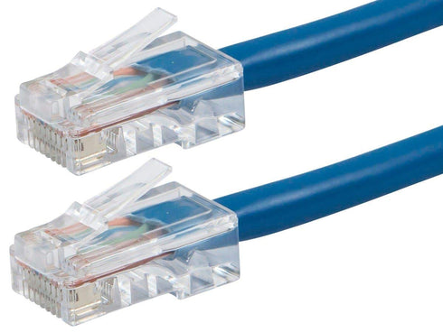 Monoprice Cat5e Ethernet Patch Cable - RJ45, Stranded, 350Mhz, UTP, 24AWG, 3 Feet, Blue - Zeroboot Series...