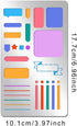 Bookmark Metal Journal Stencil 4X7" Stainless Steel Painting Stencils Kit Metal Frame Drawing Stencil Templates for DIY Engraving Painting Scrapbo...