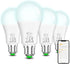 Smart Light Bulbs 13W E26 Smart LED Light Bulb Compatible with Alexa Warm White to White A19 APP Control Bulb Bluetooth Mesh 4 Pack...