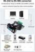 Sintech 232 to 485,RS232 Serial to RS485 Communication Data Converter Adapter...