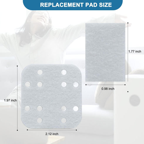 40 Pack Humidifier Aroma Pads and Mineral Absorption Pads for LEVOIT LV600HH, LV600S, OasisMist450S - White Descaling Pads and Replacement Wicks F...