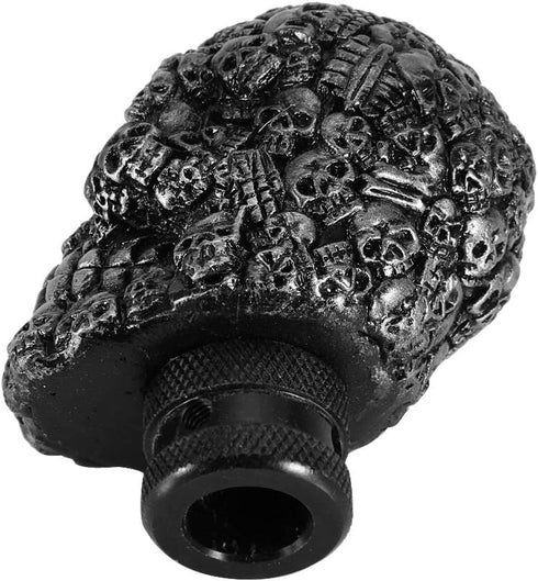 Fydun Skull Gear Stick Shifter Knob Car Modified Manual Gear Shift Knob Stick Lever Shifter Universal for Cars Truck Vehicle...