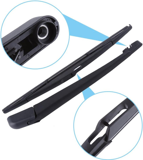 Acouto Rear Windshield Wiper Arm Blade Set Replacement for Dodge Caravan for Chrysler Town & Country 08-09 68078306AA 55077097AC Car Rear Windshie...